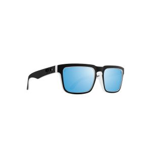 SPY Sunglasses HELM Whitewall-Happy Boost Ice Blue/POLARIZED/MIRROR