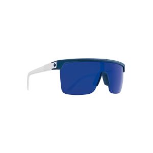 SPY Sunglasses FLYNN 5050 Matte Blue Matte White-Happy Gray Green Blue/MIRROR