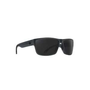 SPY Sunglasses ROCKY Matte Translucent Gunmetal-Happy Gray/POLARIZED