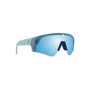 SPY Sunglasses MONOLITH SPEED Matte Slate Blue Soft Blue-Happy Boost Ice Blue/POLARIZED/MIRROR