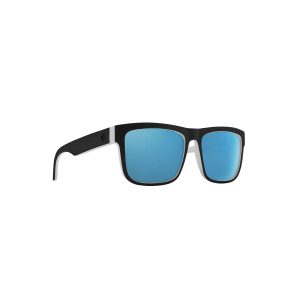 SPY Sunglasses DISCORD Whitewall-Happy Gray Green Light Blue/POLARIZED/MIRROR