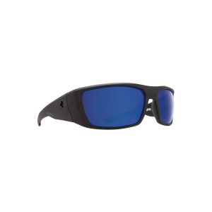 SPY Sunglasses DIRK Matte Black-Happy Bronze Blue/POLARIZED/MIRROR