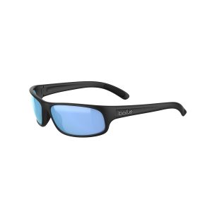 BOLLE Sunglasses ANACONDA Black Matte - Sky Blue/POLARIZED