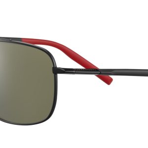 SERENGETI Sunglasses TELLARO - Shiny Black / Black / Red - Mineral 555nm/POLARIZED