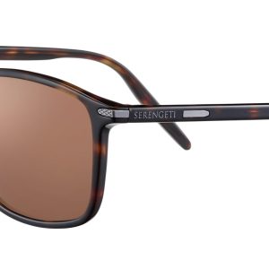SERENGETI Sunglasses LENWOOD SHINY DARK HAVANA MINERAL DRIVERS/POLARIZED