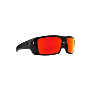 SPY Sunglasses REBAR ANSI Matte Black-Happy Bronze Red/MIRROR