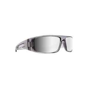 SPY Sunglasses LOGAN Clear Smoke-Happy Gray Green Silver/MIRROR