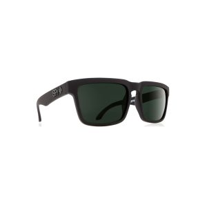 SPY Sunglasses HELM Soft Matte Black-Happy Gray Green/
