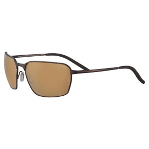 SERENGETI Sunglasses SHELTON Matte Chocolate Brown - Mineral Drivers Gold/POLARIZED