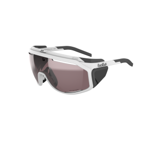 BOLLE Sunglasses CHRONOSHIELD MT White Matte - Phantom Black Gun/PHOTOCHROMIC