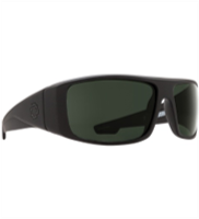 SPY Sunglasses LOGAN Soft Matte Black-Happy Gray Green/POLARIZED
