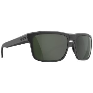 SPY Sunglasses Region Matte Black - Happy Gray Green/POLARIZED