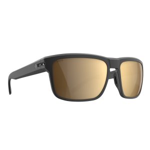 SPY Sunglasses Region Matte Black - Happy Bronze Gold/MIRROR