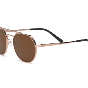 SERENGETI Sunglasses SHELBY - Shiny Light Rose Gold - Saturn Drivers/POLARIZED